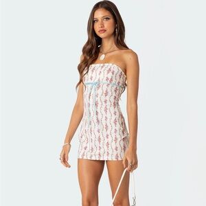 Edikted Jules Printed Mini Dress